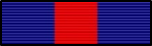commendation pin community service red and blue stripes 
